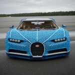 Полноразмерный автомобиль LEGO® Technic Bugatti Chiron впервые приезжает в Москву